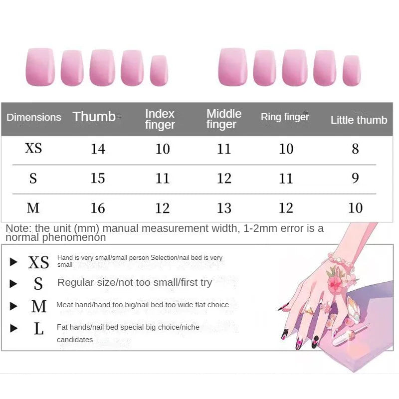 Snoopy Press-on Nails – 10-teiliges handbemaltes Kawaii Nagel-Set, wiederverwendbare Kunstnägel