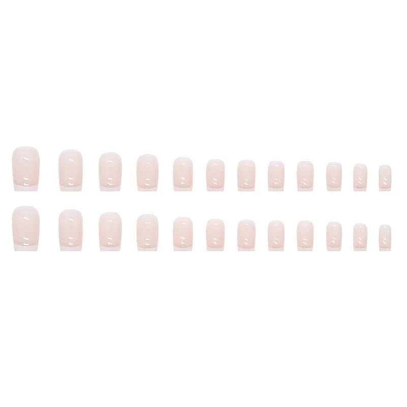 French White Tips – 24 Premium Press-On-Nägel